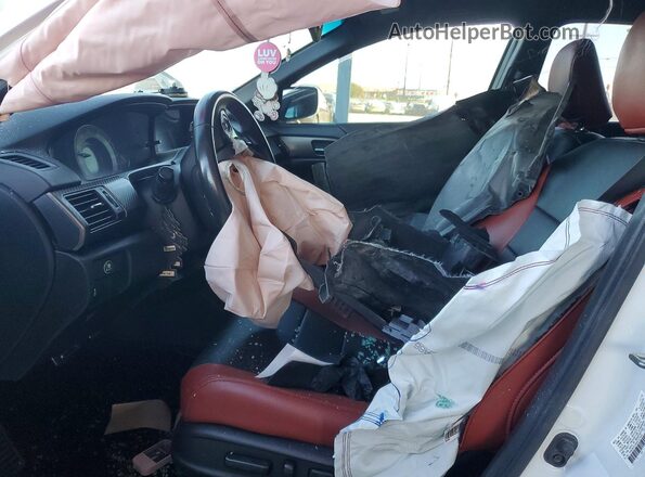 1HGCR2F56HA107384 2017 HONDA ACCORD White Вид салону спереду