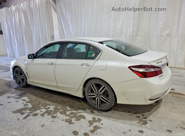 1HGCR2F57HA181106 2017 HONDA ACCORD White Tył lewy