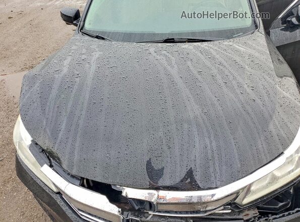 1HGCR2F75GA003517 2016 HONDA ACCORD Black Widok wnętrza z tyłu