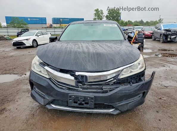 1HGCR2F75GA003517 2016 HONDA ACCORD Black Widok z przodu