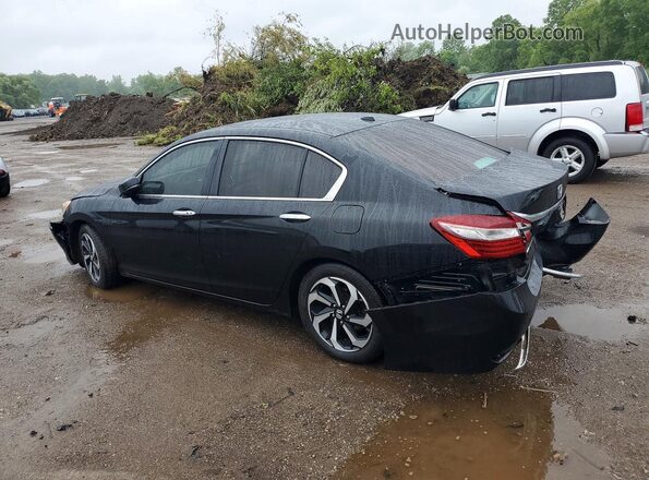 1HGCR2F75GA003517 2016 HONDA ACCORD Black Tył lewy