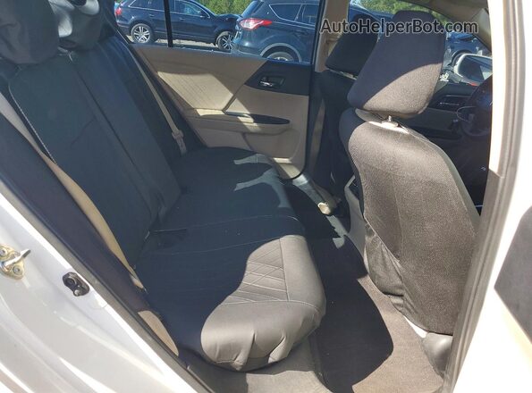 1HGCR2F77GA116465 2016 HONDA ACCORD White Rear seats view