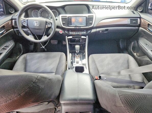 1HGCR2F79HA125346 2017 HONDA ACCORD Black წინა პანელის ხედი