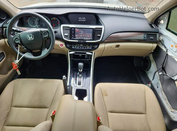 1HGCR2F79HA293276 2017 HONDA ACCORD White Вид панелі приладів