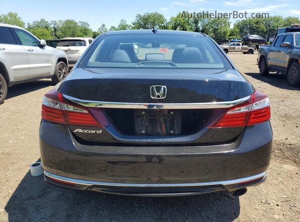 1HGCR2F7XHA159599 2017 HONDA ACCORD Черный Вид сзади