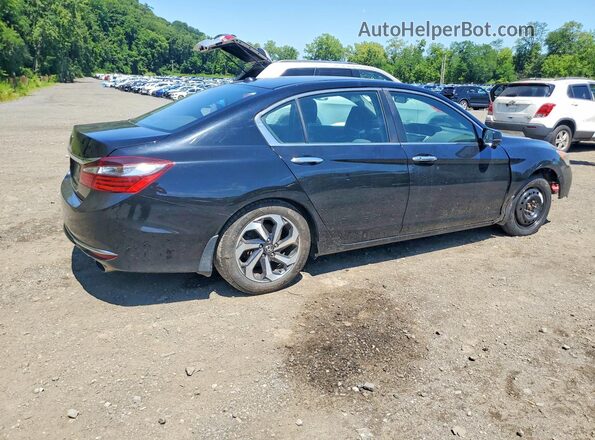 1HGCR2F7XHA159599 2017 HONDA ACCORD Черный Задняя правая четверть