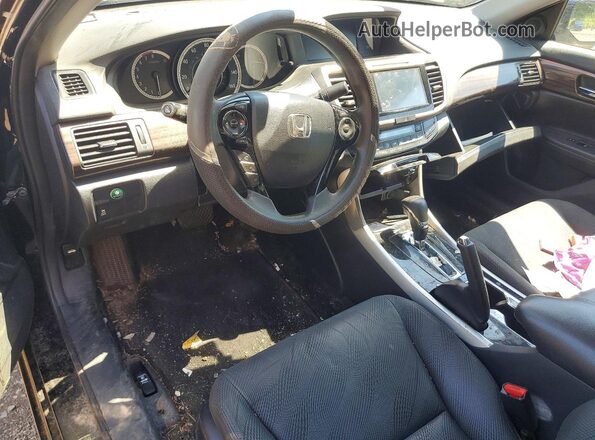 1HGCR2F7XHA159599 2017 HONDA ACCORD Черный Вид панели приборов