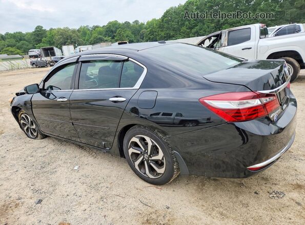 1HGCR2F80GA012473 2016 HONDA ACCORD Черный Задняя левая четверть