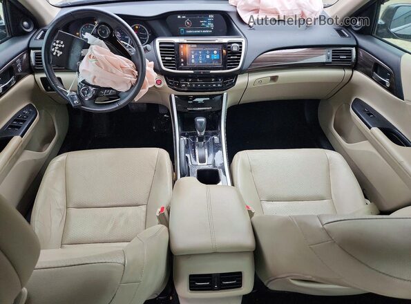 1HGCR2F80GA012473 2016 HONDA ACCORD Черный Вид панели приборов