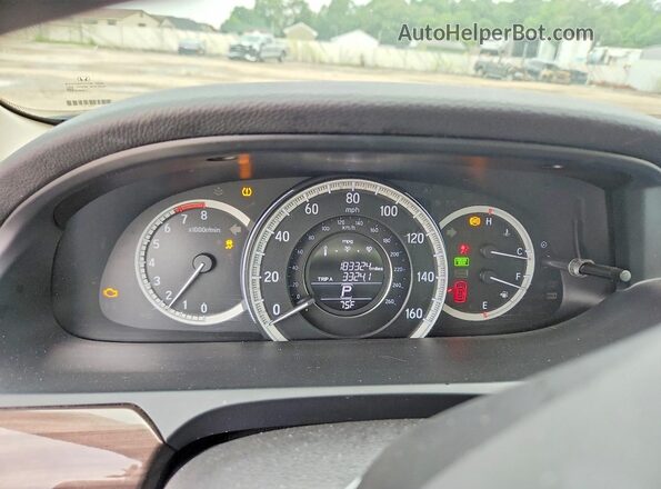 1HGCR2F80GA012473 2016 HONDA ACCORD Черный Вид щитка приборов