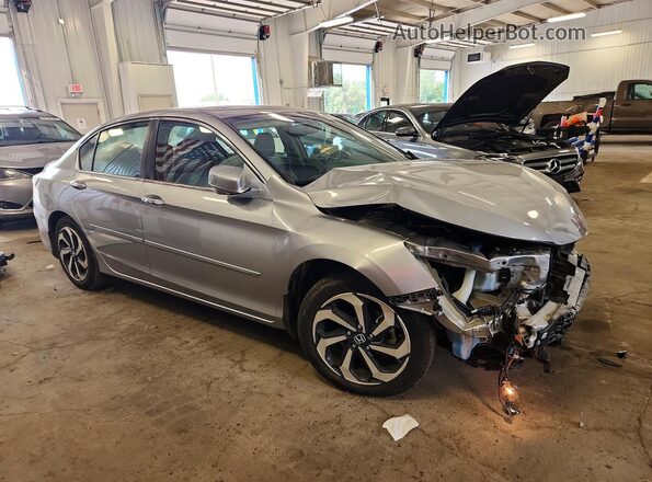 1HGCR2F80GA078554 2016 HONDA ACCORD Silver Przód prawy