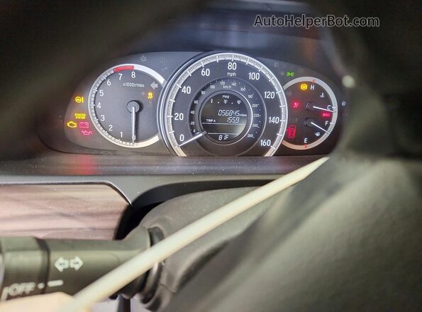 1HGCR2F80GA078554 2016 HONDA ACCORD Silver Widok zestawu wskaźników
