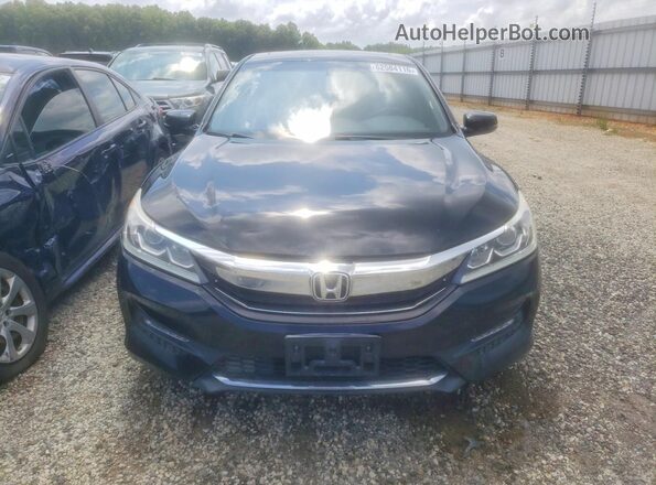 1HGCR2F82HA156107 2017 HONDA ACCORD Black Front view