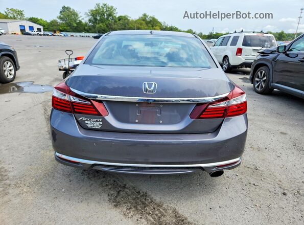 1HGCR2F82HA307818 2017 HONDA ACCORD Charcoal Вид ззаду
