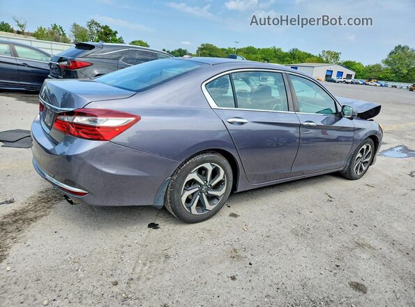 1HGCR2F82HA307818 2017 HONDA ACCORD Charcoal Задня права чверть