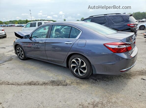 1HGCR2F82HA307818 2017 HONDA ACCORD Charcoal Задня ліва чверть