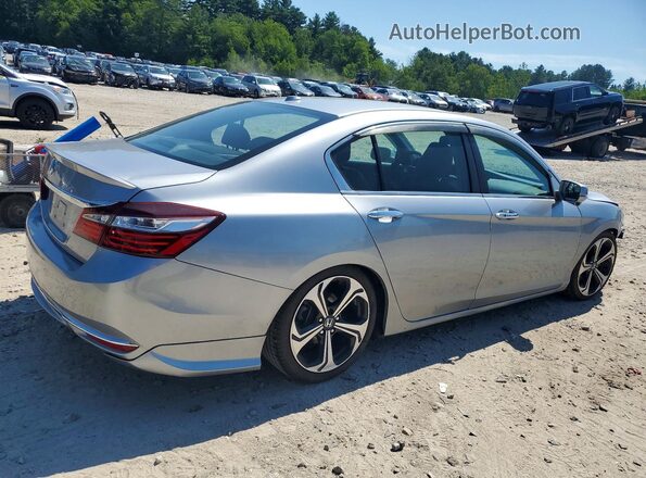 1HGCR2F83GA122305 2016 HONDA ACCORD Gray Trasero derecho