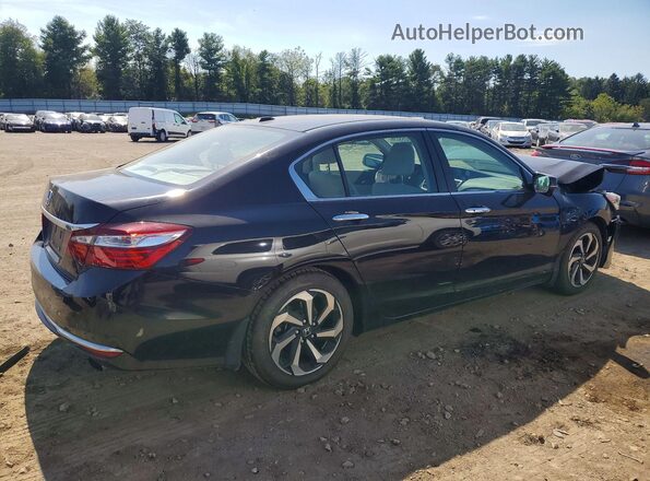1HGCR2F83HA226441 2017 HONDA ACCORD Black Tył prawy