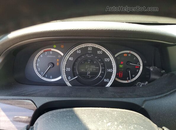 1HGCR2F83HA226441 2017 HONDA ACCORD Black Widok zestawu wskaźników