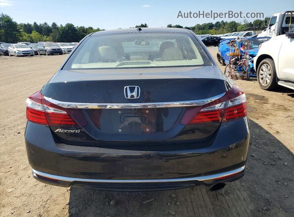 1HGCR2F83HA226441 2017 HONDA ACCORD Black Widok z tyłu