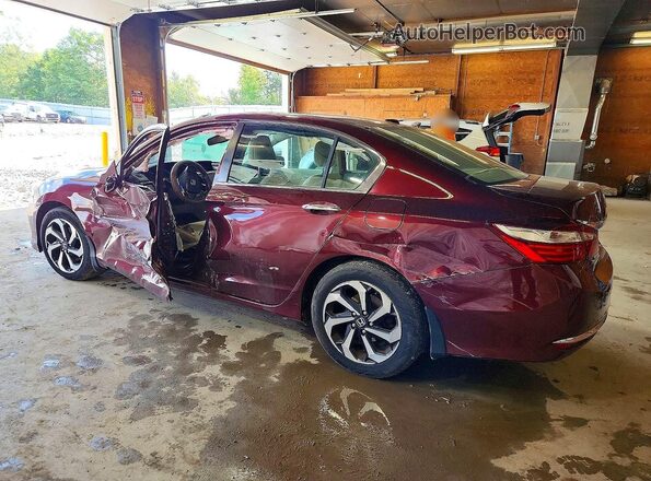 1HGCR2F86GA072760 2016 HONDA ACCORD Purple Tył lewy