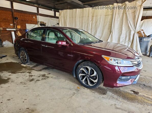 1HGCR2F86GA072760 2016 HONDA ACCORD Purple Przód prawy