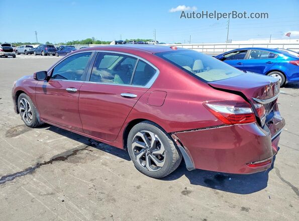 1HGCR2F86HA292322 2017 HONDA ACCORD Бордовый Задняя левая четверть
