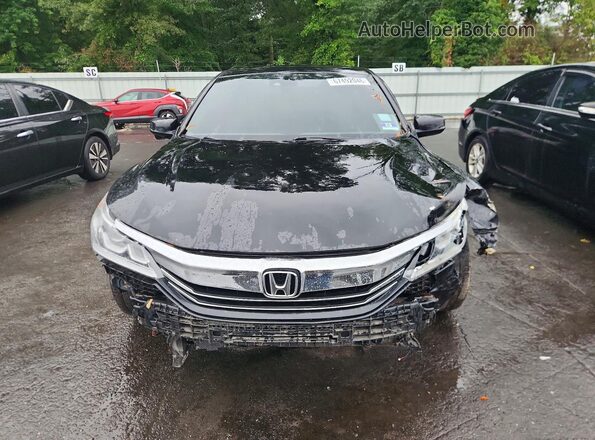 1HGCR2F98GA107405 2016 HONDA ACCORD Black Widok z przodu