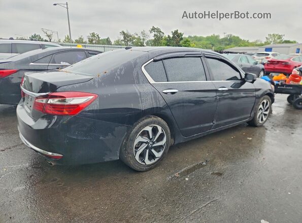 1HGCR2F98GA107405 2016 HONDA ACCORD Black Tył prawy