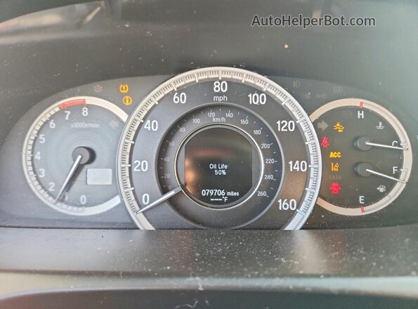 1HGCR2F9XHA006979 2017 HONDA ACCORD White Widok zestawu wskaźników