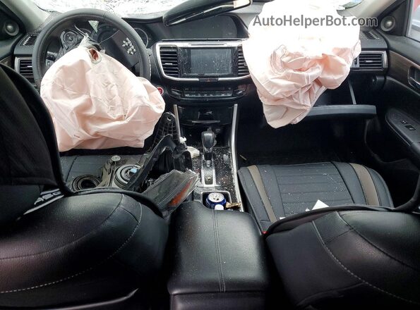 1HGCR3F81HA024753 2017 HONDA ACCORD Silver Вид панелі приладів