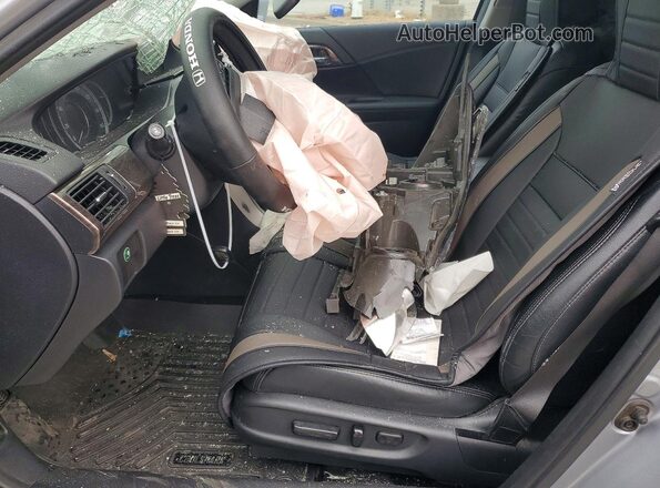 1HGCR3F81HA024753 2017 HONDA ACCORD Silver Вид салону спереду