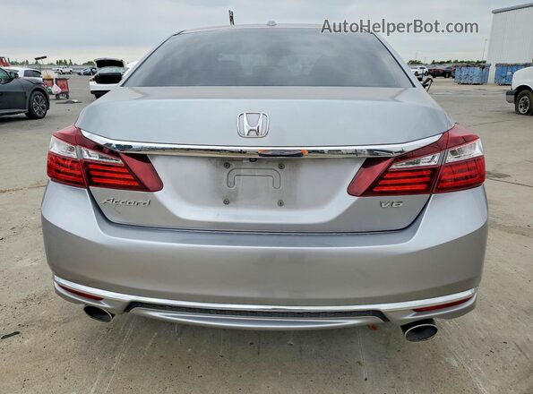 1HGCR3F81HA024753 2017 HONDA ACCORD Silver Вид ззаду