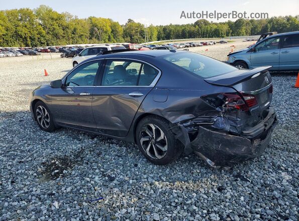 1HGCR3F83HA045801 2017 HONDA ACCORD Gray Задня ліва чверть