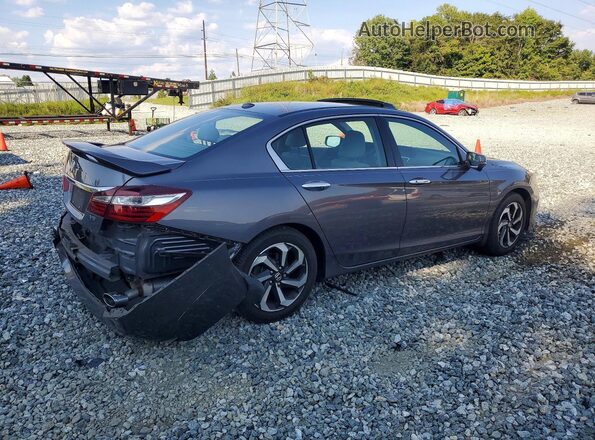 1HGCR3F83HA045801 2017 HONDA ACCORD Gray Задня права чверть