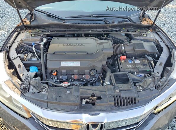 1HGCR3F83HA045801 2017 HONDA ACCORD Gray Вид задньої частини салону