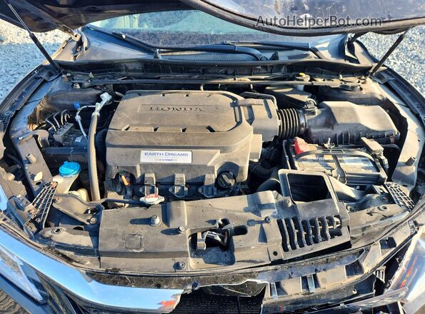1HGCR3F97GA018575 2016 HONDA ACCORD Brown Widok wnętrza z tyłu