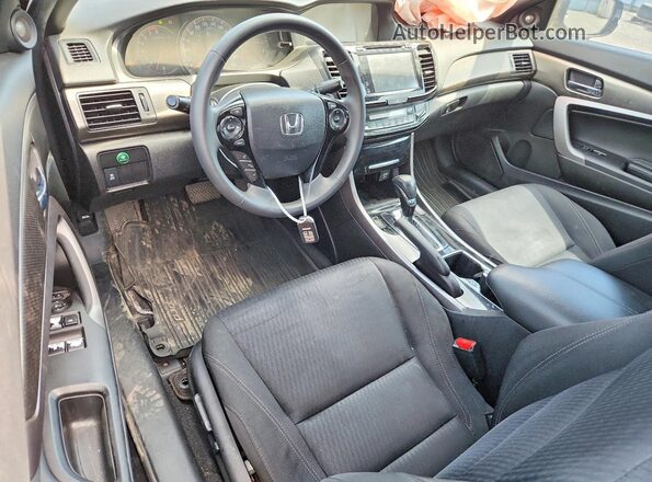 1HGCT1B74GA800052 2016 HONDA ACCORD Black Widok deski rozdzielczej