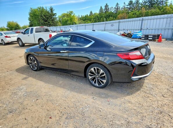 1HGCT1B74GA800052 2016 HONDA ACCORD Black Tył lewy