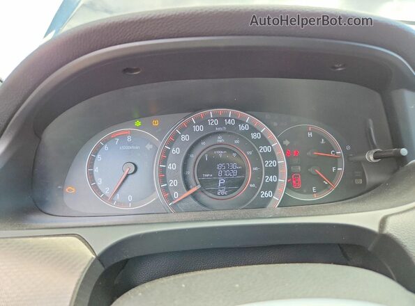 1HGCT1B74GA800052 2016 HONDA ACCORD Black Widok zestawu wskaźników