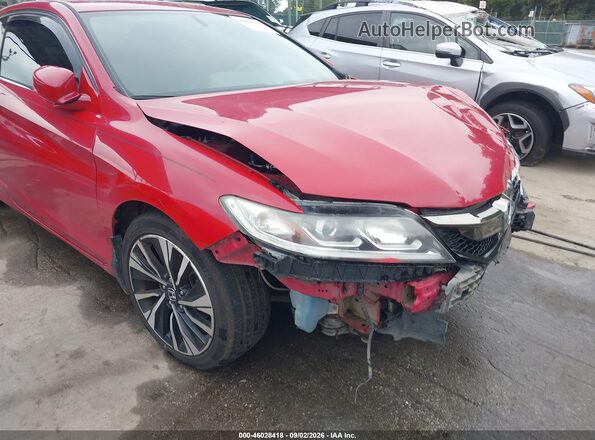 1HGCT1B81GA005713 2016 HONDA ACCORD Red წინა ხედი