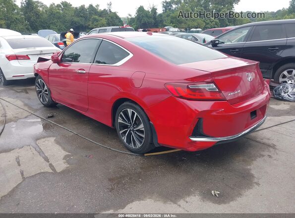 1HGCT1B81GA005713 2016 HONDA ACCORD Red უკანა მარცხენა