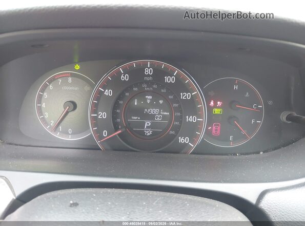 1HGCT1B81GA005713 2016 HONDA ACCORD Red უკანა სავარძლების ხედი