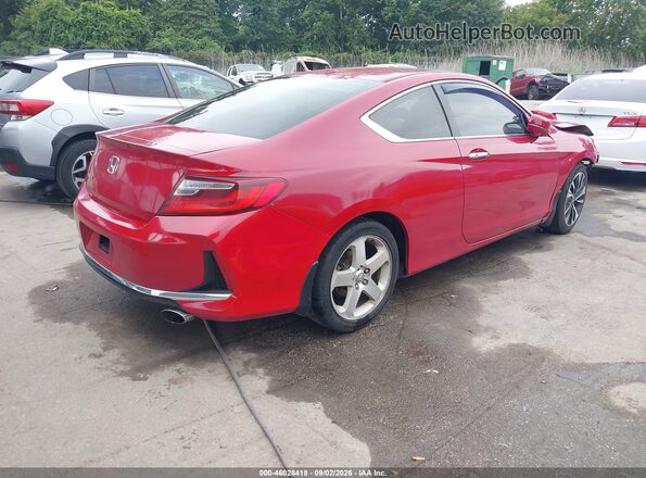 1HGCT1B81GA005713 2016 HONDA ACCORD Red უკანა მარჯვენა