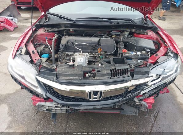 1HGCT1B81GA005713 2016 HONDA ACCORD Red უკანა ხედი