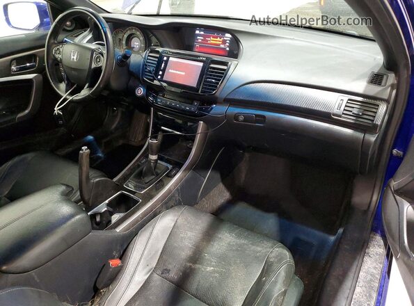 1HGCT2A81HA004831 2017 HONDA ACCORD Blue Առջևի վահանակի տեսք