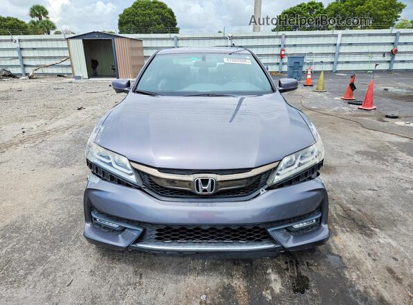1HGCT2B83HA006482 2017 HONDA ACCORD Gray Widok z przodu
