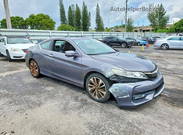 1HGCT2B83HA006482 2017 HONDA ACCORD Gray Przód prawy