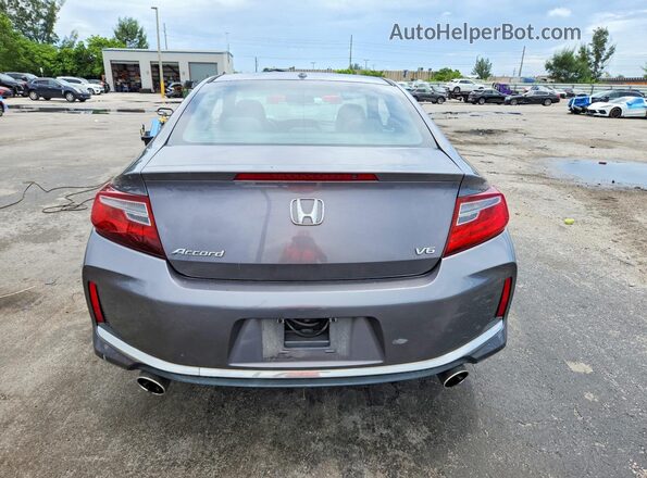 1HGCT2B83HA006482 2017 HONDA ACCORD Gray Widok z tyłu