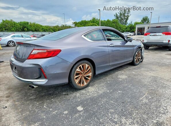 1HGCT2B83HA006482 2017 HONDA ACCORD Gray Tył prawy